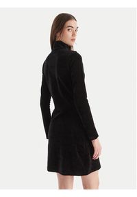 Hugo - HUGO Sukienka codzienna Napensio 50549677 Czarny Regular Fit. Okazja: na co dzień. Kolor: czarny. Materiał: bawełna. Typ sukienki: proste. Styl: casual