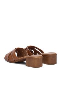 Lasocki Klapki CEO-WI23-POST-05 Brązowy jasny. Kolor: brązowy. Materiał: skóra #7