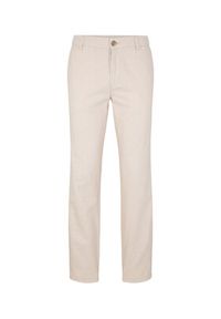 Tom Tailor Spodnie materiałowe 1035045 Beżowy Regular Fit. Kolor: beżowy. Materiał: bawełna