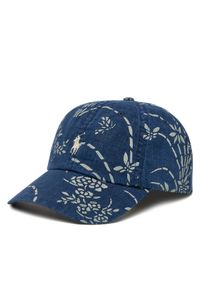 Polo Ralph Lauren Czapka z daszkiem 211967359001 Granatowy. Kolor: niebieski. Materiał: materiał, bawełna