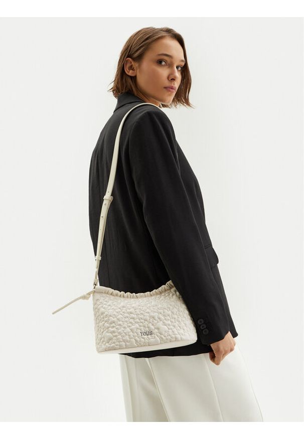 Tous - TOUS Torebka Puffy Bear 2002185301 Écru. Materiał: skórzane