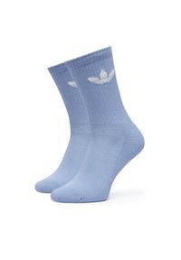 Adidas - adidas Skarpety długie Trefoil Cushion KZ4010 Kolorowy. Materiał: bawełna. Wzór: kolorowy #2