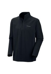 columbia - Polar Sportowy Męski Columbia Klamath Range Half Zip. Kolor: czarny, wielokolorowy. Materiał: polar