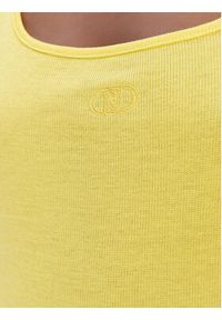 Liu Jo Sport Top TA6173 J3845 Żółty Regular Fit. Kolor: żółty. Materiał: wiskoza. Styl: sportowy #3