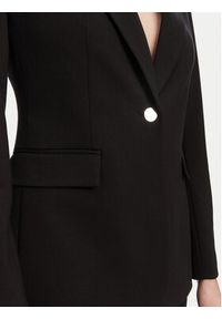 Calvin Klein Marynarka LV044B491G Czarny Slim Fit. Kolor: czarny. Materiał: wiskoza #2