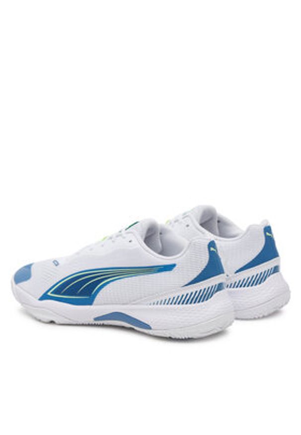 Puma Buty halowe Solarstrike III 107849 02 Biały. Kolor: biały. Materiał: skóra
