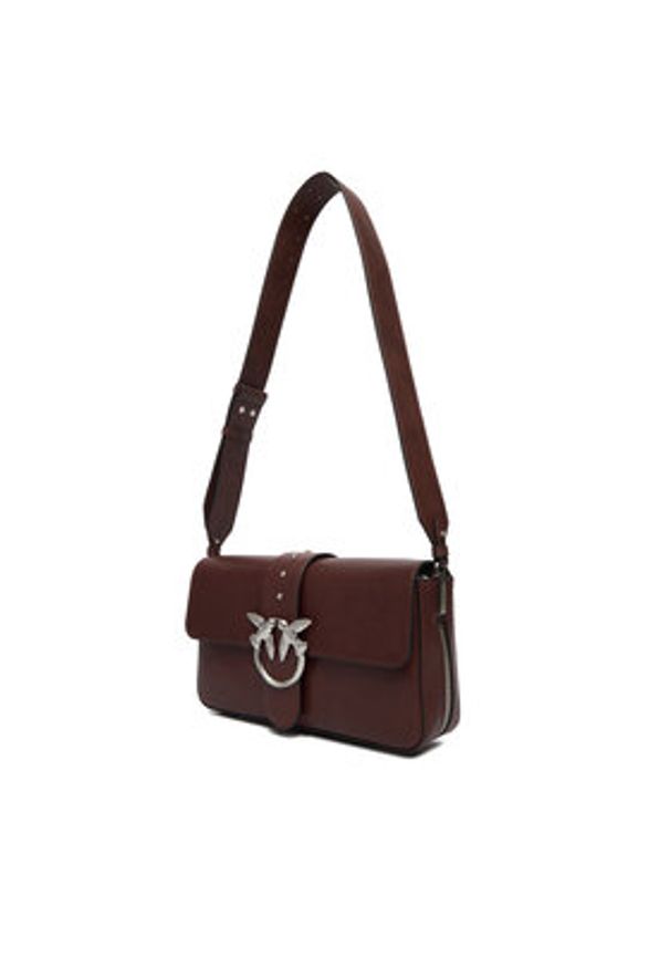 Pinko - PINKO Torba Love One Slouchy Zip Classic AI 25-26 PLTT 105081 A2JG Brązowy. Kolor: brązowy. Materiał: skórzane