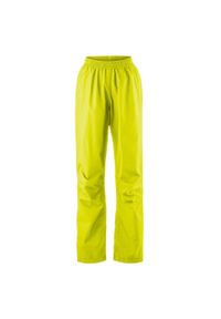 GONSO - Damskie spodnie przeciwdeszczowe Gonso Save. Kolor: żółty, wielokolorowy, zielony. Długość: długie #1