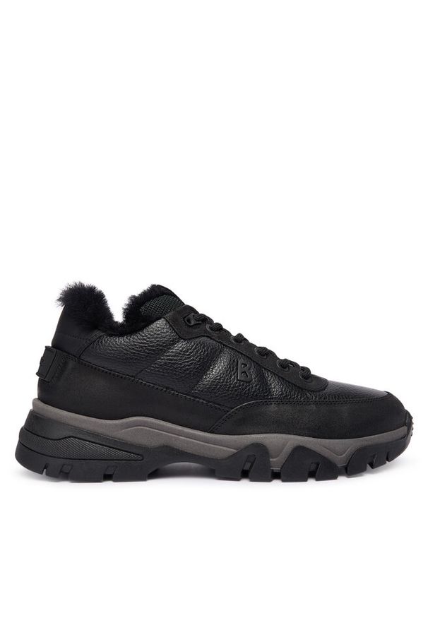 Sneakersy Bogner. Kolor: czarny