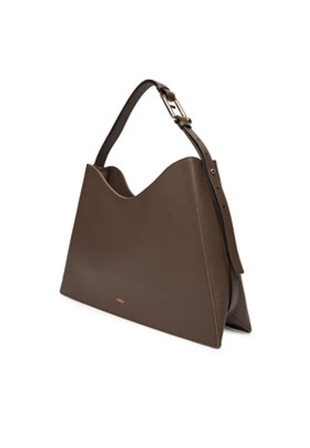 Furla Torebka Nuvola L Hobo WB01246 HSF000 CN 2566S 1007 Brązowy. Kolor: brązowy. Materiał: skórzane
