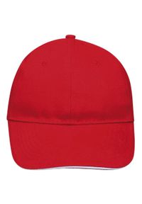 SOL'S - Czapka Z Daszkiem Buffalo 6 Panel. Kolor: biały, czerwony, wielokolorowy