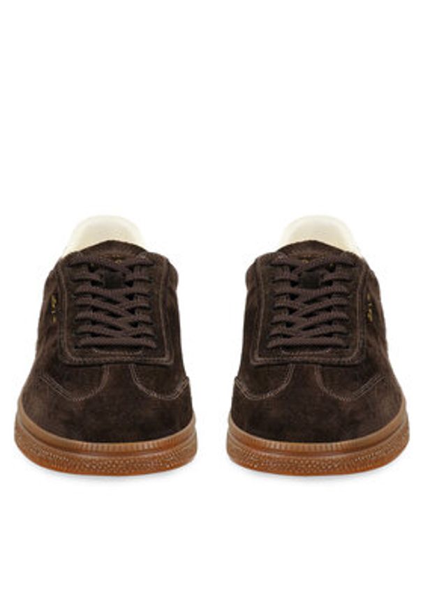 GANT - Gant Sneakersy 31633008 Brązowy. Kolor: brązowy. Materiał: skóra, zamsz