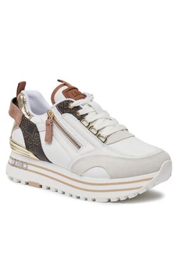 Liu Jo Sneakersy Maxi Wonder 72 BA4057 PX454 Biały. Kolor: biały. Materiał: skóra