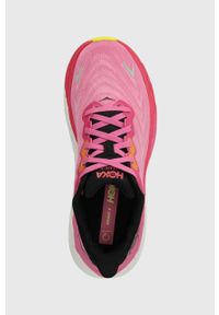 HOKA - Hoka buty do biegania Arahi 6 1123195 kolor różowy 1123195-SBFS. Kolor: różowy. Wzór: geometria. Obcas: na słupku. Sport: bieganie #3