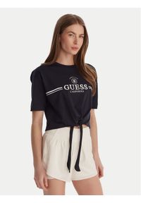 Guess T-Shirt V6GI20 K3509 Granatowy Regular Fit. Kolor: niebieski. Materiał: bawełna #1