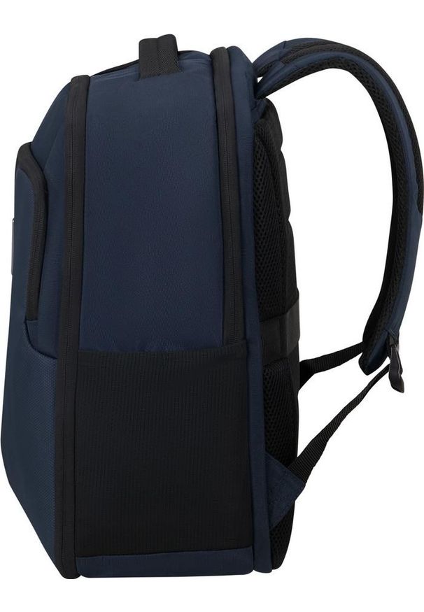Plecak Samsonite 155199 1090 M 15.6'' Guardit 3.0 granatowy. Kolor: niebieski. Materiał: materiał, tkanina. Styl: biznesowy, casual