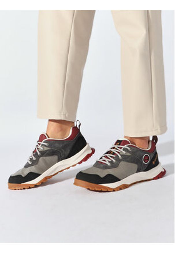 Timberland Sneakersy Lincoln Peak Low GTXTB0A5PT31101 Szary. Kolor: szary. Materiał: skóra