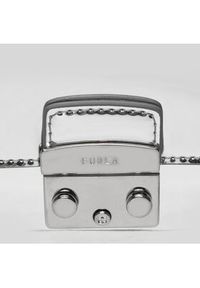 Furla Torebka Metropolis Mini Crossbody WE00446-BX2052-Y3000-1057 Srebrny. Kolor: srebrny. Materiał: skórzane #3