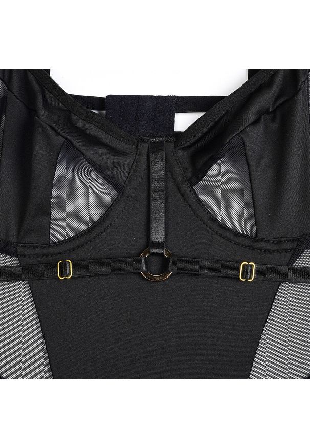 Intica - Zestaw trzyczęściowy z body na specjalne okazje Biggy. Kolor: czarny. Materiał: materiał. Wzór: aplikacja