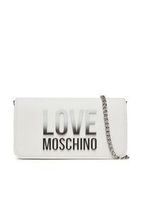 Love Moschino - LOVE MOSCHINO Torebka JC5728PP0MKD0100 Biały. Kolor: biały. Materiał: skórzane #1