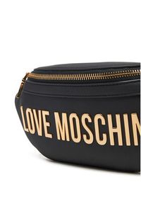 Love Moschino - LOVE MOSCHINO Saszetka nerka JC4195PP1MKD0000 Czarny. Kolor: czarny. Materiał: skóra