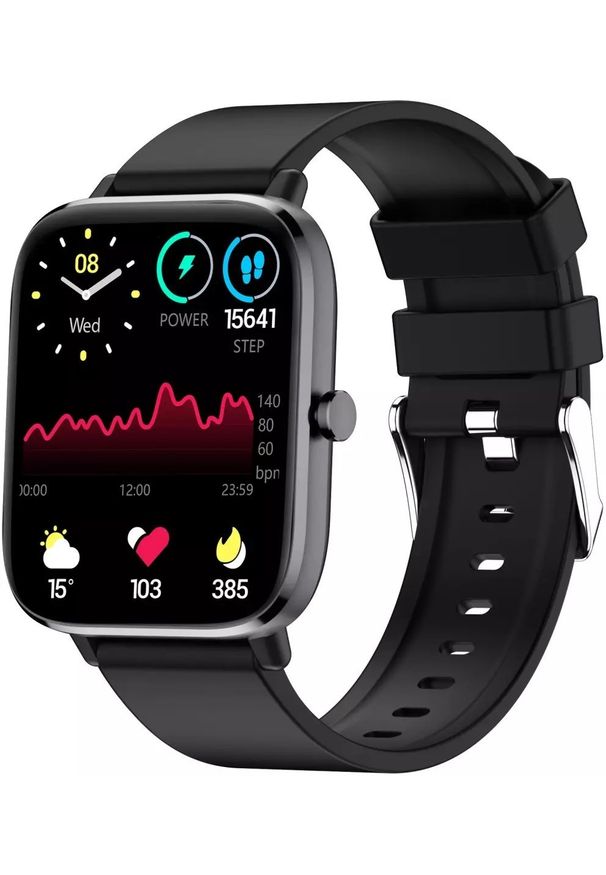 Smartwatch Giewont GW230-2 Czarny (GW230-2). Rodzaj zegarka: smartwatch. Kolor: czarny