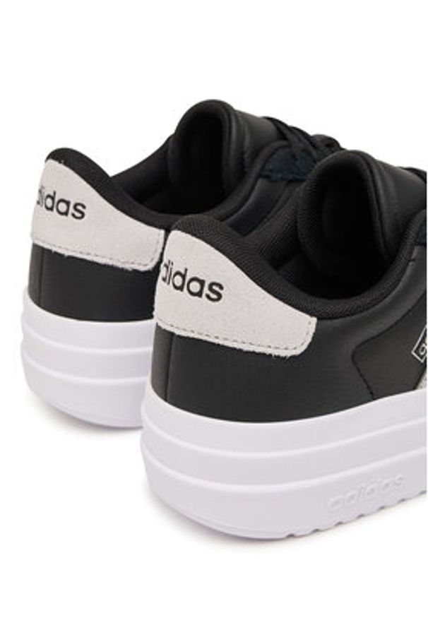 Adidas - adidas Sneakersy Vl Court Bold Shoes KI4773 Czarny. Kolor: czarny. Materiał: skóra
