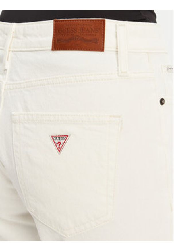 Guess Jeans Jeansy W5GA98 D5M62 Biały Skinny Fit. Kolor: biały