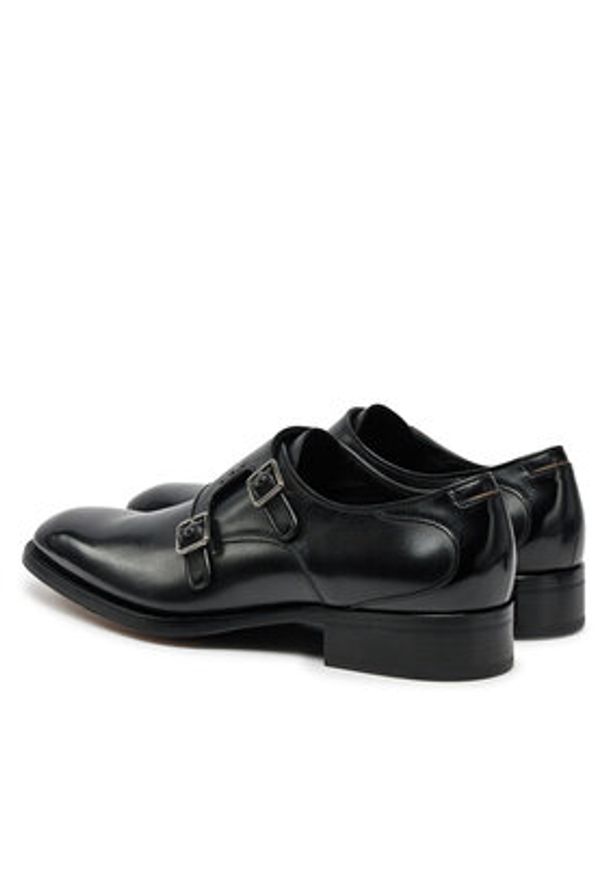 BOSS Półbuty Rill 50536617 Czarny. Kolor: czarny. Materiał: skóra
