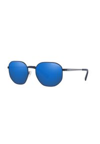 Armani Exchange Okulary przeciwsłoneczne męskie kolor granatowy. Kolor: niebieski