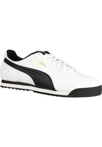 Buty Puma Roma Basic, Mężczyźni. Kolor: biały, czarny, wielokolorowy. Materiał: materiał, skóra ekologiczna. Sport: turystyka piesza