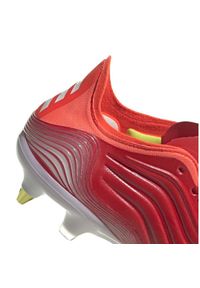 Adidas - Buty piłkarskie adidas Copa Sense.1 Sg M FY6201 czerwone pomarańcze i czerwienie. Kolor: czerwony. Materiał: guma, syntetyk, materiał. Szerokość cholewki: normalna. Sezon: lato. Sport: piłka nożna #2