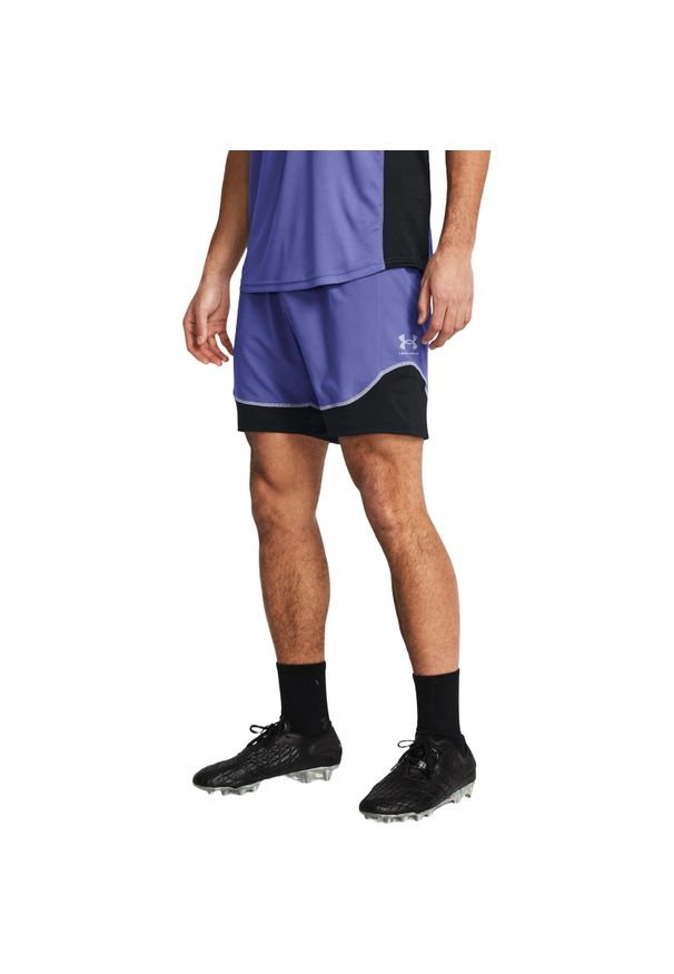 Spodenki męskie Under Armour M S Ch. Pro Train Short. Kolor: niebieski. Materiał: poliester, materiał. Długość: krótkie. Sezon: lato