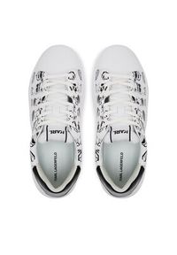Karl Lagerfeld - KARL LAGERFELD Sneakersy KL62512 Biały. Kolor: biały. Materiał: skóra #4