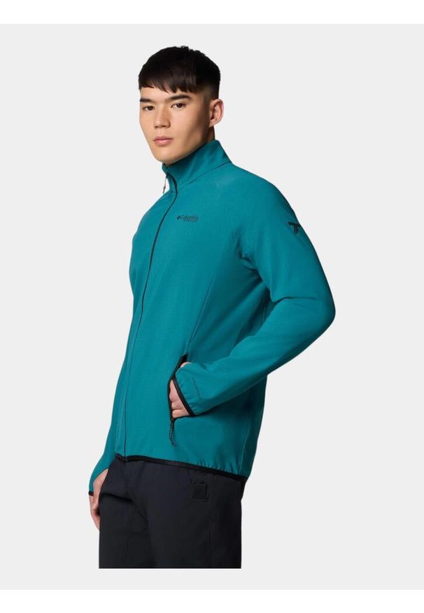 columbia - Sweter męski Columbia Spectre Ridge Tech FZ II. Kolor: zielony. Materiał: polar