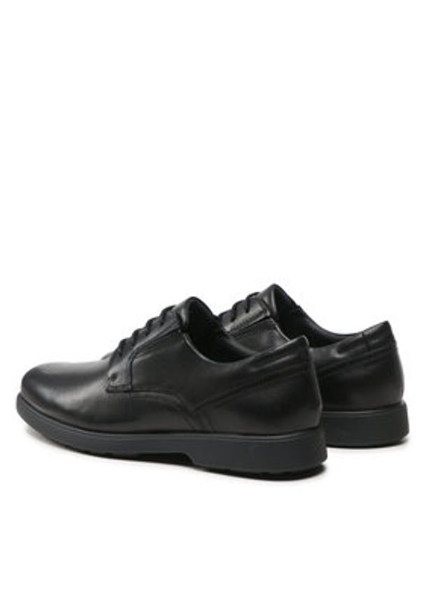 Geox Półbuty U Spherica Ec11 U35EFA00043C9999 Czarny. Kolor: czarny. Materiał: skóra