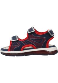 Geox - Sandały GEOX B SANDAL TODO BOY Czerwony. Kolor: czerwony. Materiał: tkanina. Sezon: lato