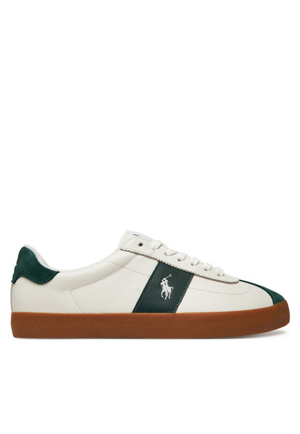 Polo Ralph Lauren Sneakersy 816974111002 Biały. Kolor: biały. Materiał: skóra