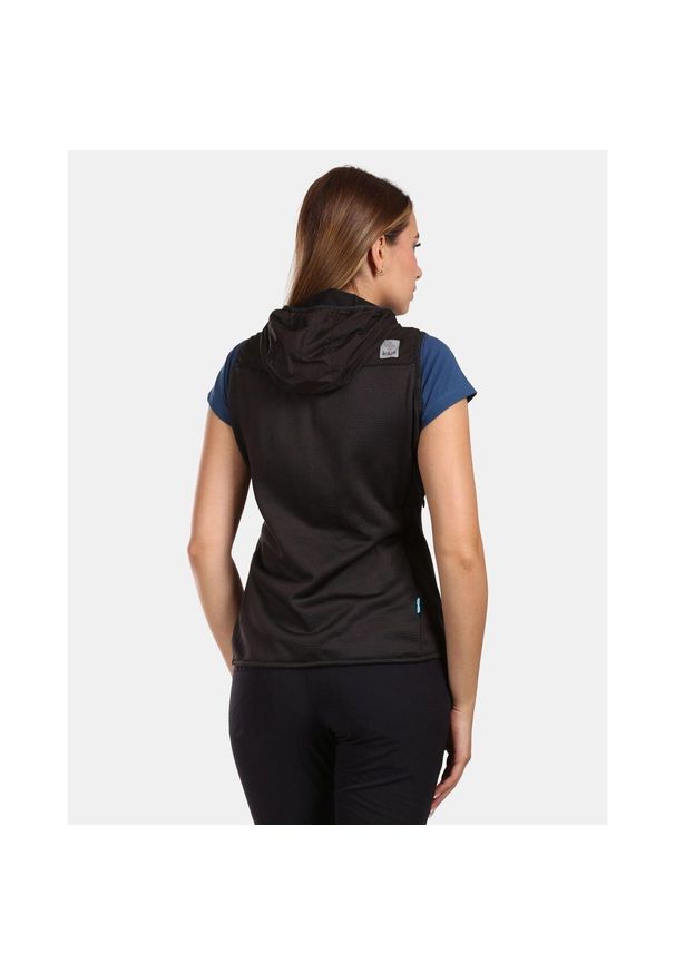 Kamizelka damska Kilpi Lenia. Kolor: niebieski, wielokolorowy, zielony, czarny, szary. Materiał: polar, tkanina. Sport: turystyka piesza