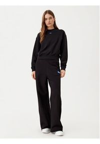 Hugo - HUGO Bluza Delessa 50534344 Czarny Regular Fit. Kolor: czarny. Materiał: bawełna