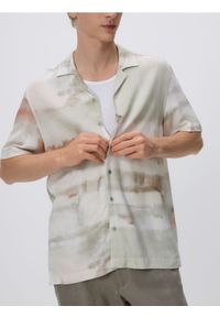 Reserved - Koszula comfort fit - wielobarwny. Materiał: wiskoza, len #1