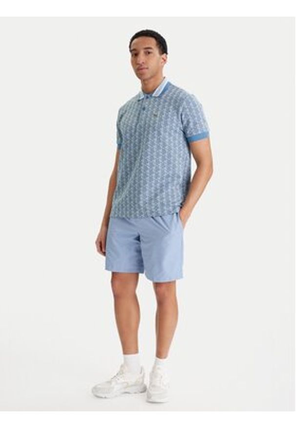 Lacoste Polo DH1417 Zielony Classic Fit. Typ kołnierza: polo. Kolor: zielony. Materiał: bawełna