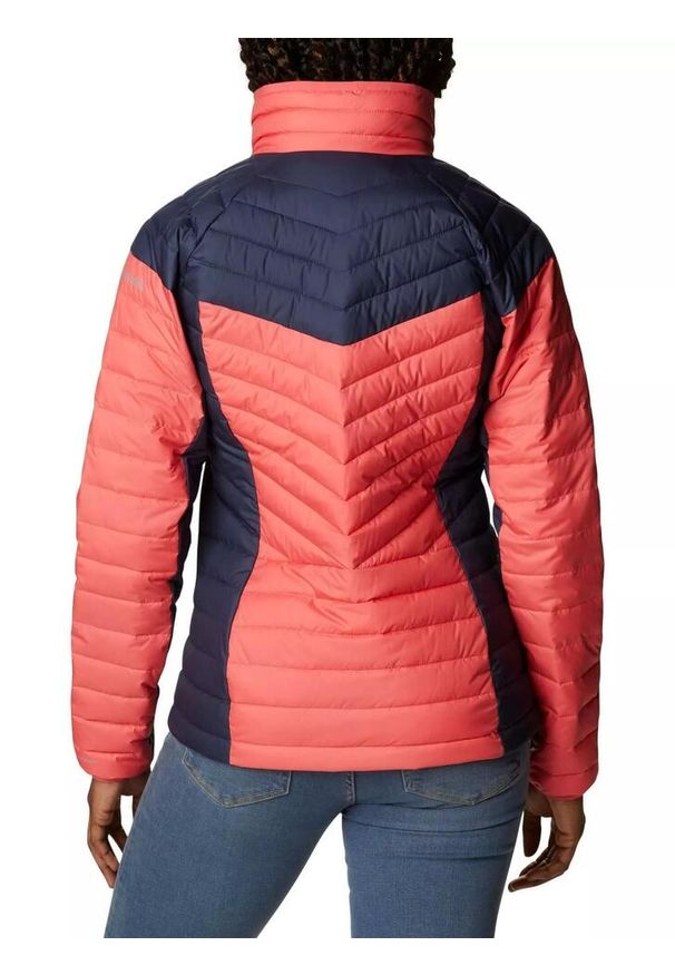 columbia - Kurtka uliczna damska Columbia Powder Lite II Full Zip. Kolor: wielokolorowy, różowy, niebieski. Długość: krótkie