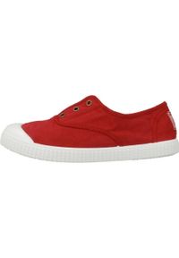 Kapcie VICTORIA 06627 Czerwony. Kolor: czerwony. Materiał: tkanina. Sport: turystyka piesza