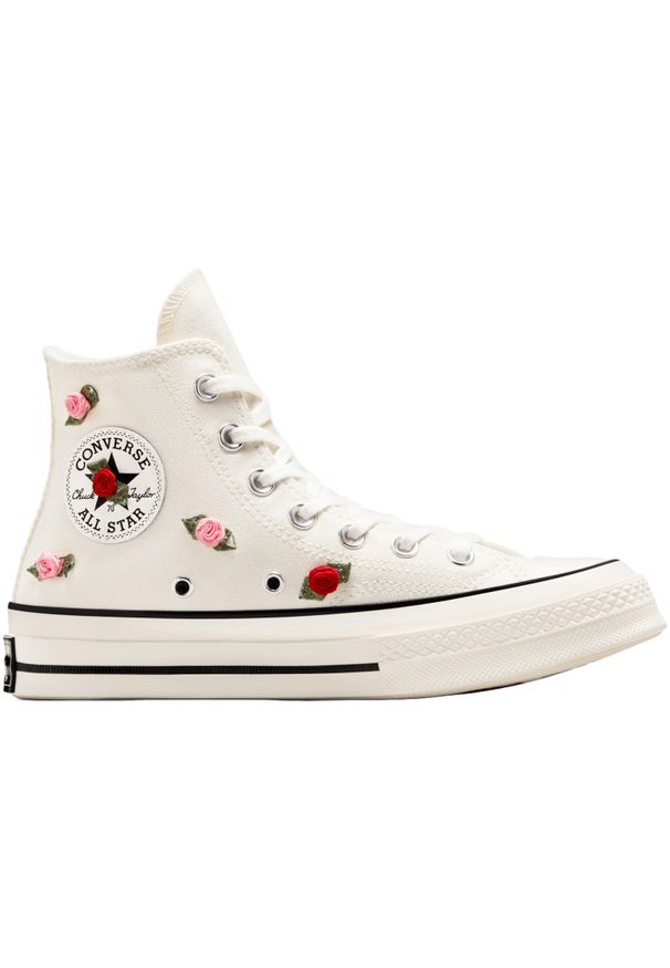 Buty sportowe Converse Chuck 70 Valentine Day. Kolor: beżowy. Materiał: materiał. Sport: fitness