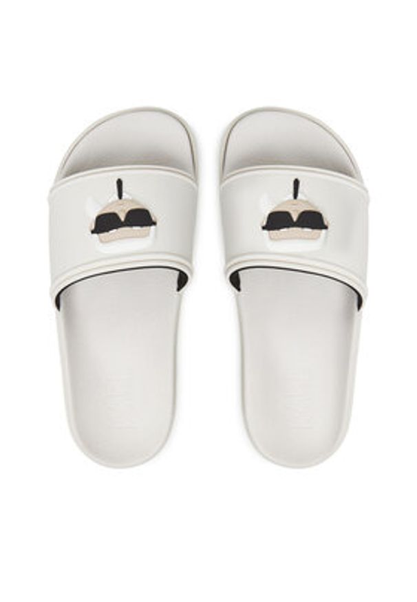 Karl Lagerfeld - KARL LAGERFELD Klapki KL80970N Biały. Kolor: biały