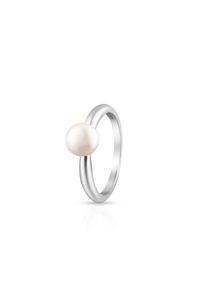W.KRUK - Pierścionek srebrny z perłą. Materiał: srebrne. Kolor: srebrny. Kamień szlachetny: perła #1