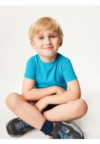 UNUO - Dětské funkční triko, Tyrkysová. Kolor: zielony. Sport: turystyka piesza #2