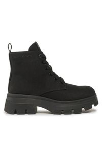 Calvin Klein Jeans Botki Chunky Combat Laceup Boot Co YW0YW01239 Czarny. Kolor: czarny. Materiał: materiał