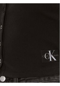 Calvin Klein Jeans Bluzka J20J222570 Czarny Regular Fit. Kolor: czarny. Materiał: bawełna #5